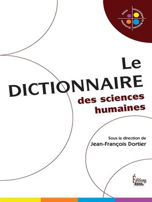 cover image of Dictionnaire des sciences humaines (2008)